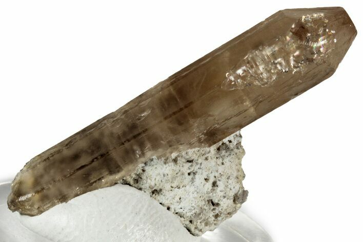 Lustrous Champagne Topaz Crystal - Utah #309291